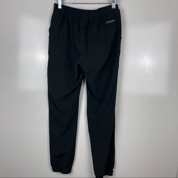 Spyder Black Frontier Cuffed Tapered Leg Jogger Pants Size Small Men - Picture 3 of 13